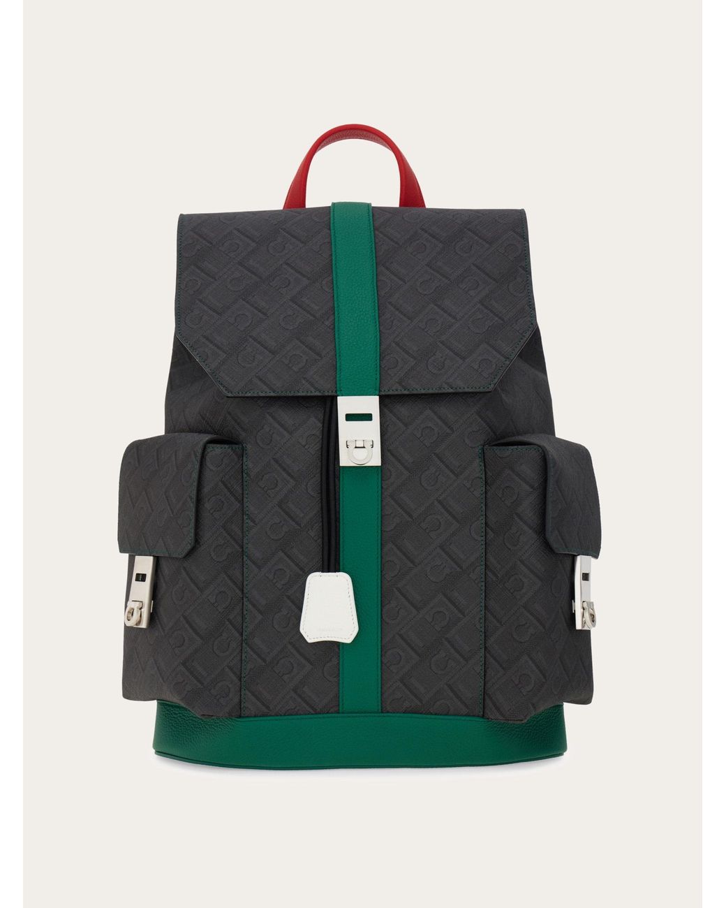 Ferragamo Multicolor Dual-Pocket Backpack for men
