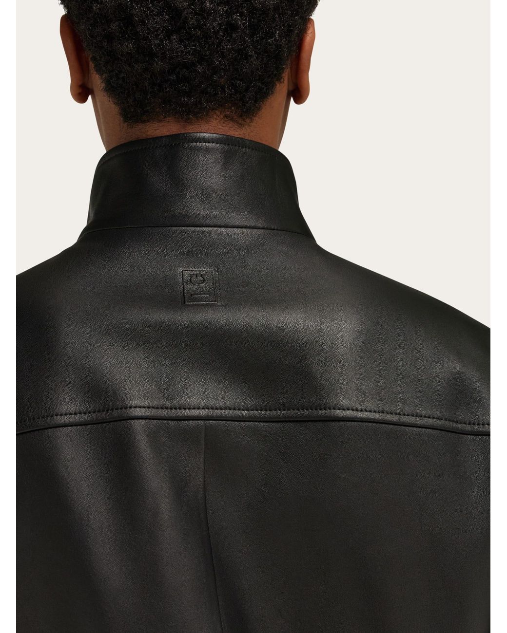 Ferragamo Black Reversible Nappa Blouson for men