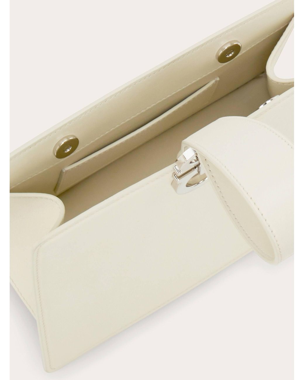Ferragamo Natural Mini Clutch