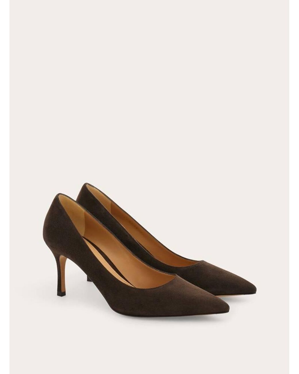 Ferragamo Natural Plain Pump