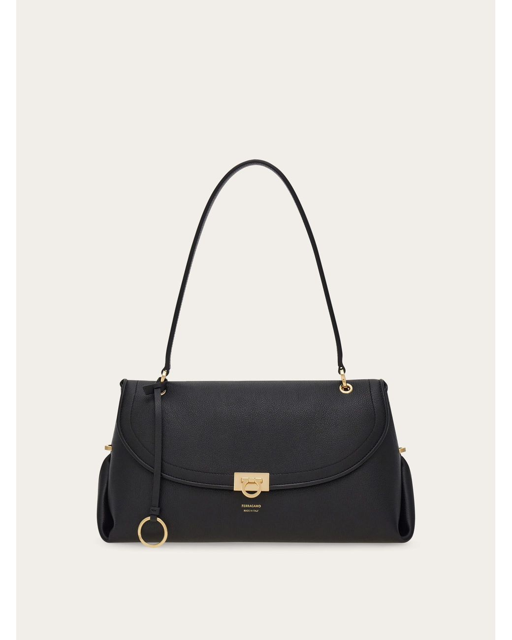 Ferragamo White Sofia 2026 Shoulder Bag (M)