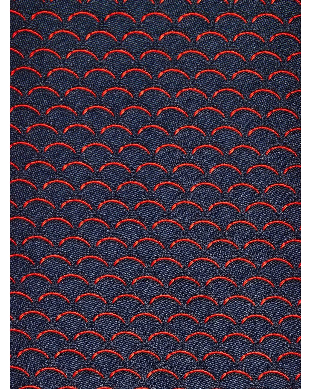 Ferragamo Purple Archi Print Silk Tie for men