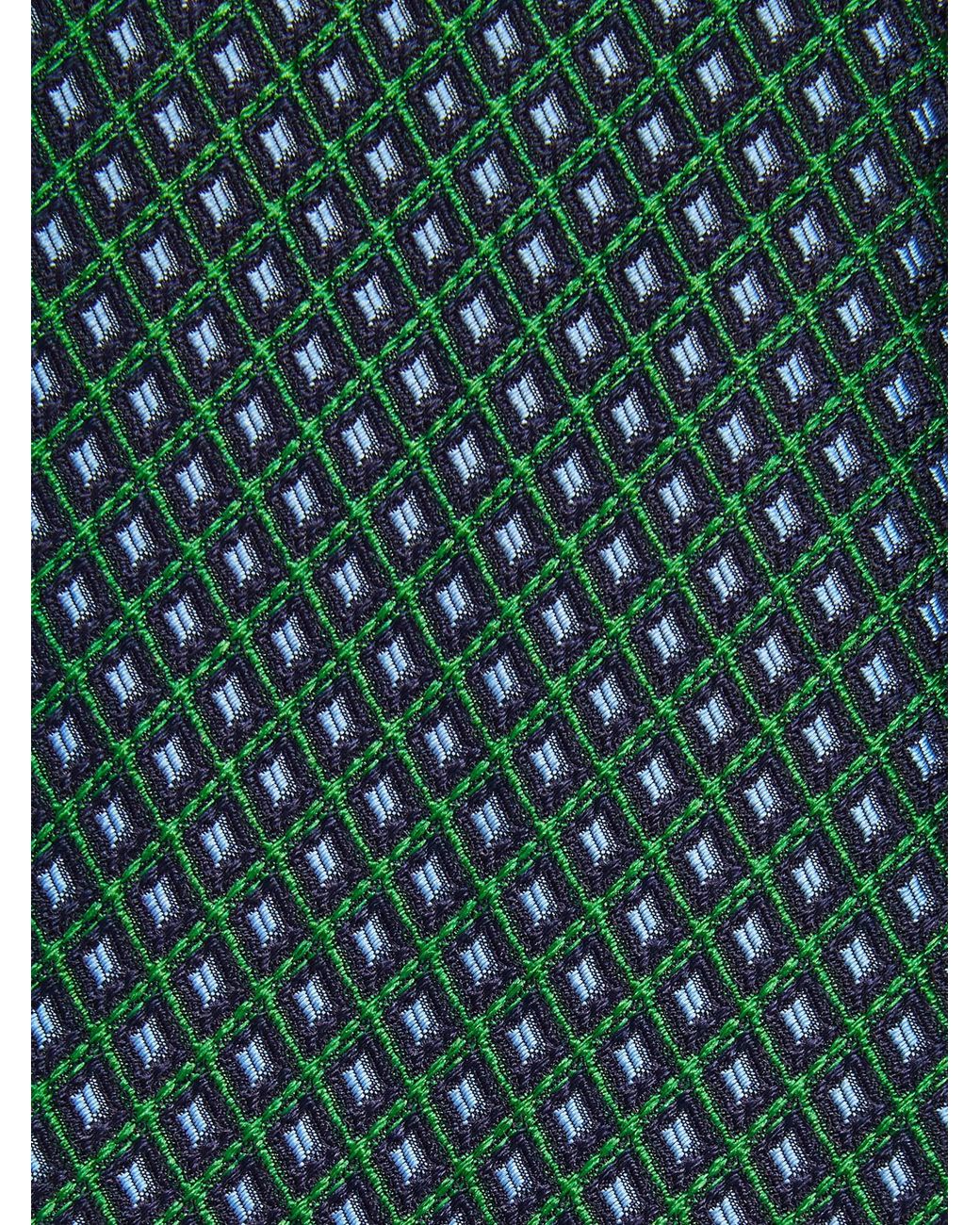 Ferragamo Green Jacquard Tie for men