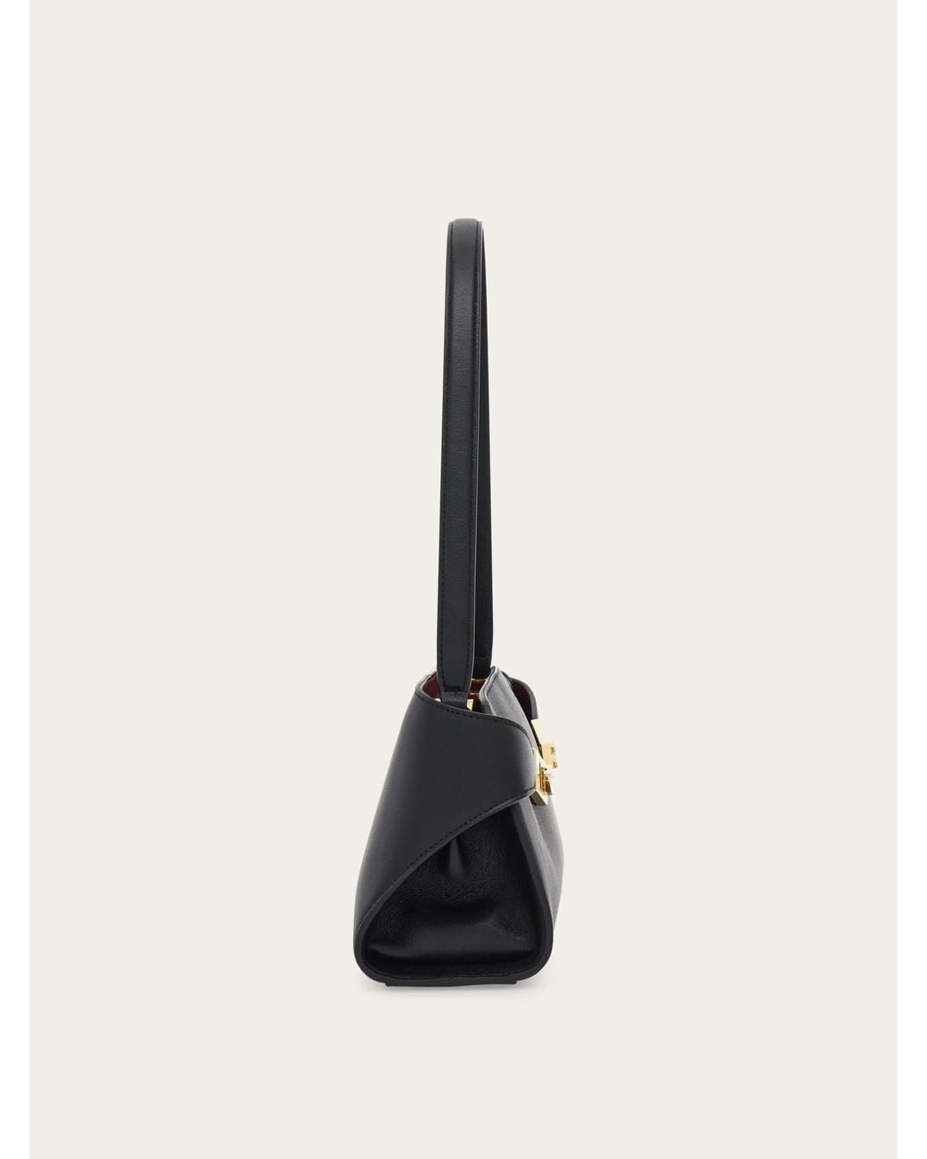 Ferragamo Black Hug East-West Shoulder Bag