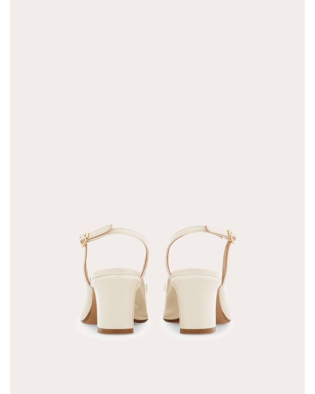 Ferragamo Natural Vara Bow Slingback