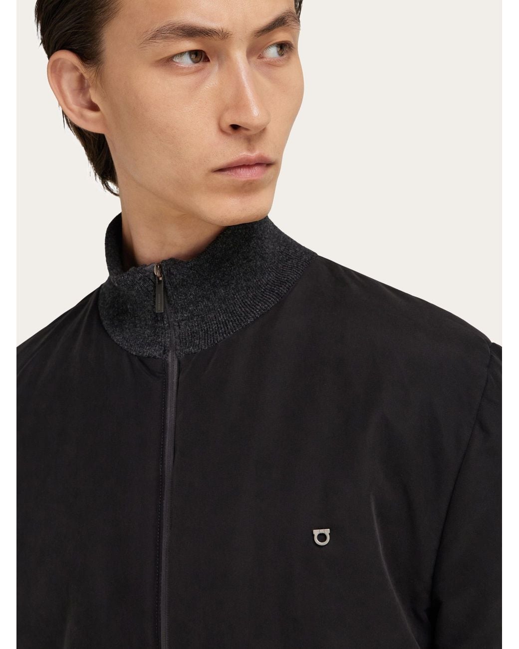 Ferragamo Black Reversible Blouson for men