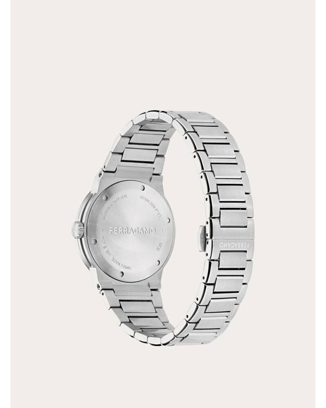 Ferragamo Blue F-80 Classic Gmt Watch for men