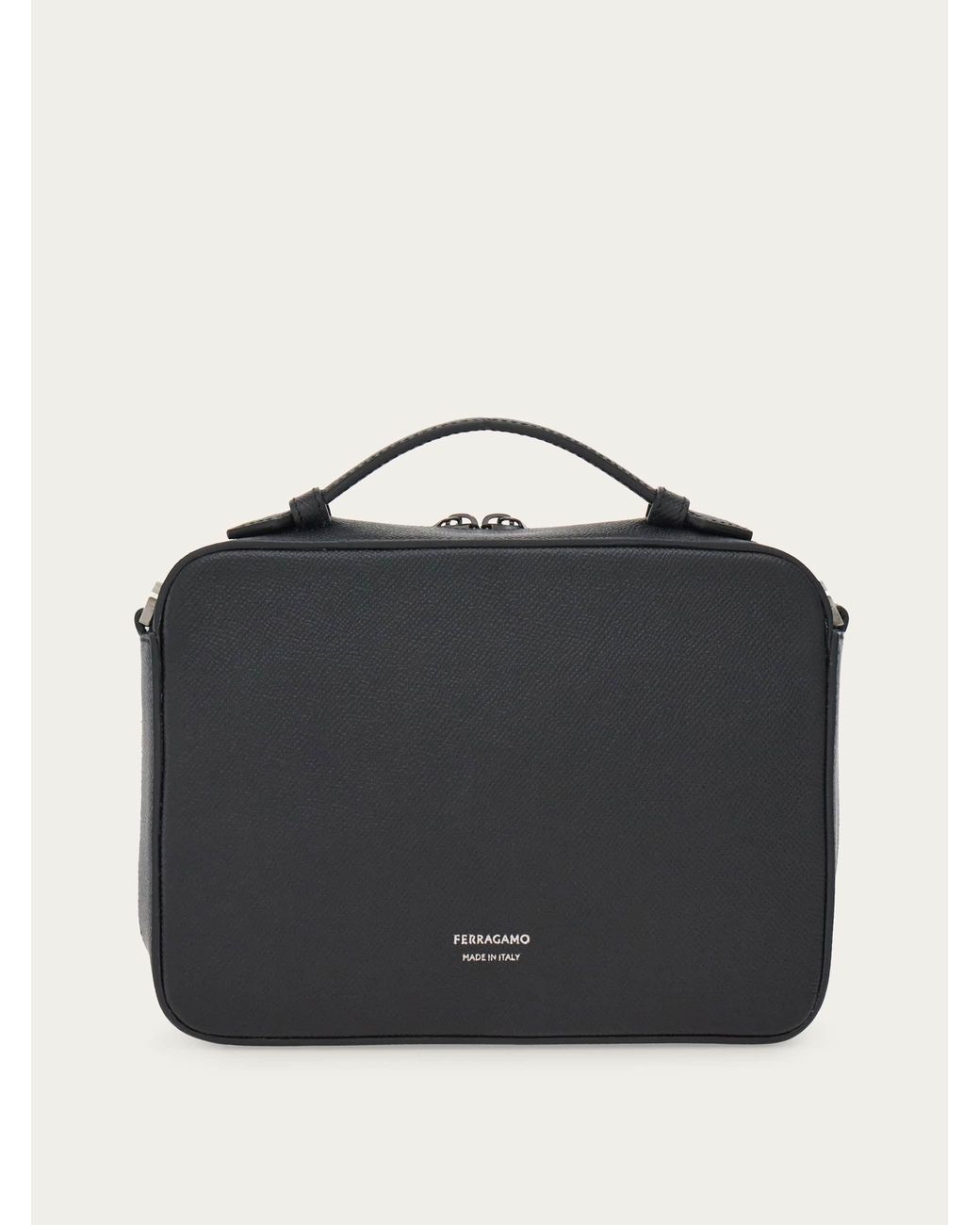 Ferragamo Blue Gancini Cross Body Bag for men