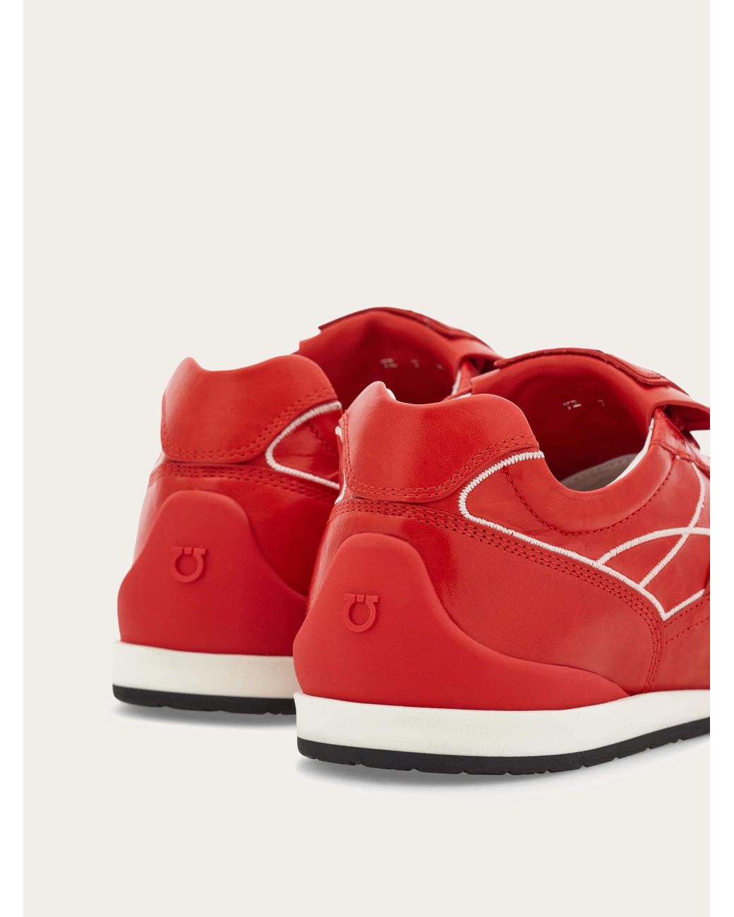 Ferragamo Red Low-Top Sneaker for men