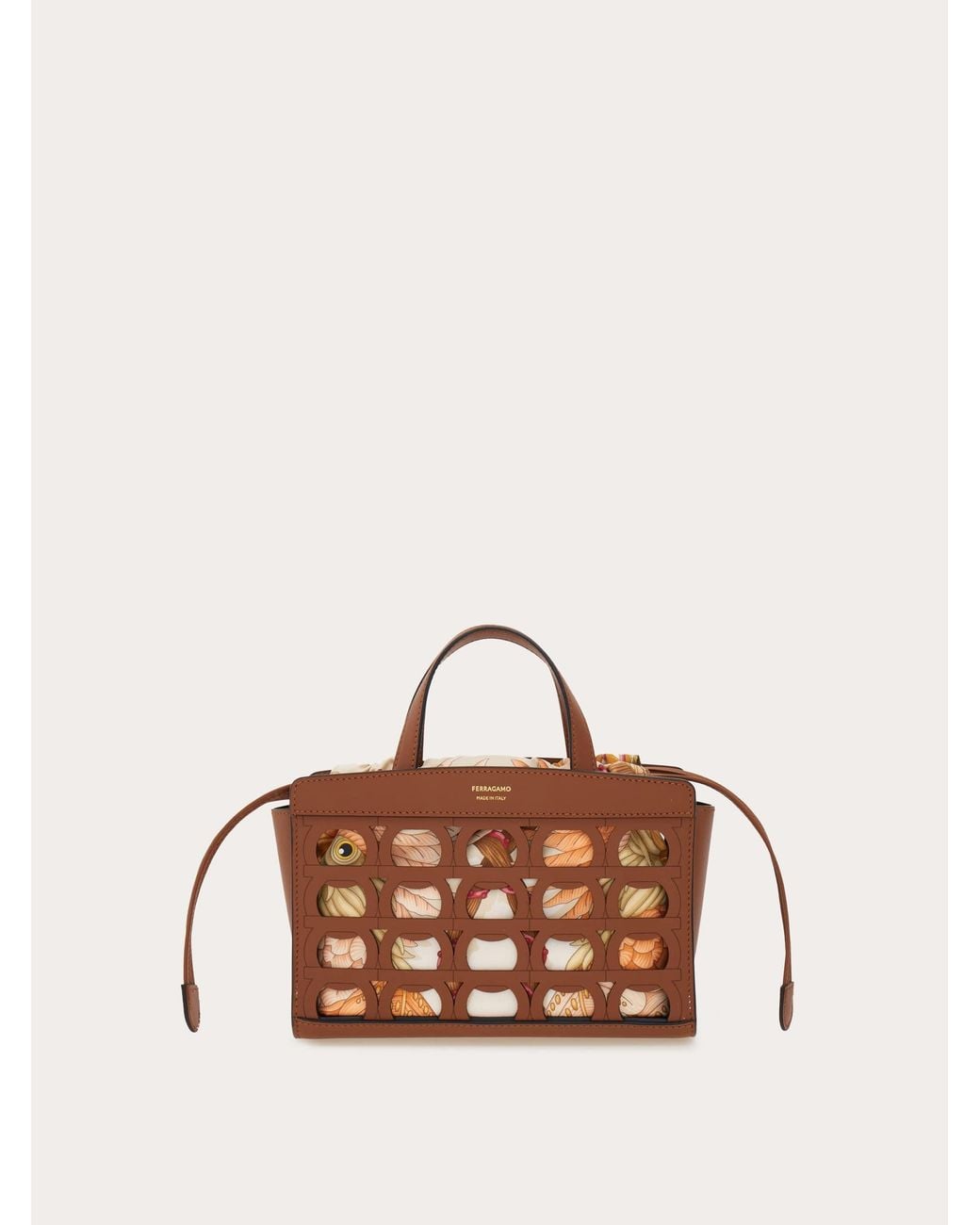Ferragamo Natural Mini Tote Bag