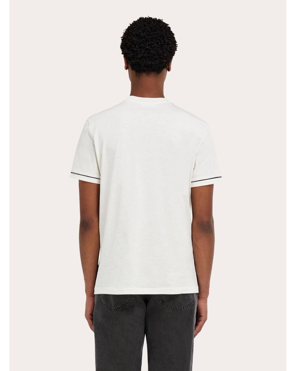 Ferragamo Natural Gancini T-Shirt for men