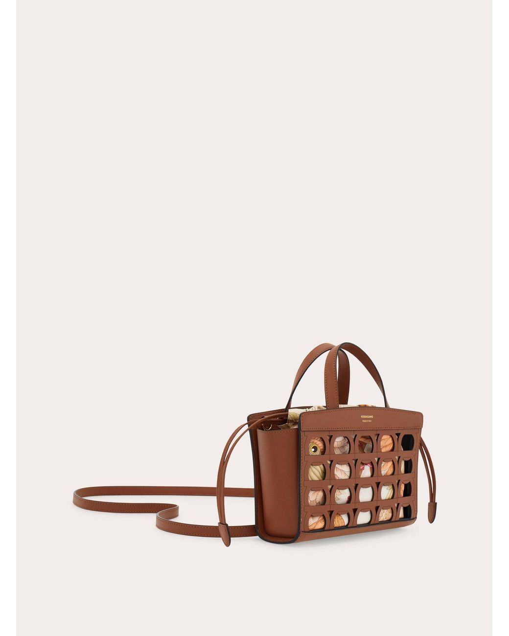 Ferragamo Natural Mini Tote Bag