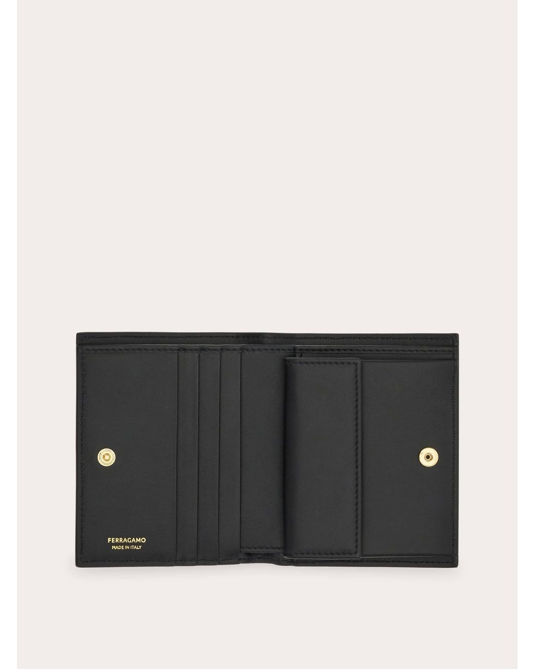 Ferragamo Multicolor Gancini Compact Wallet