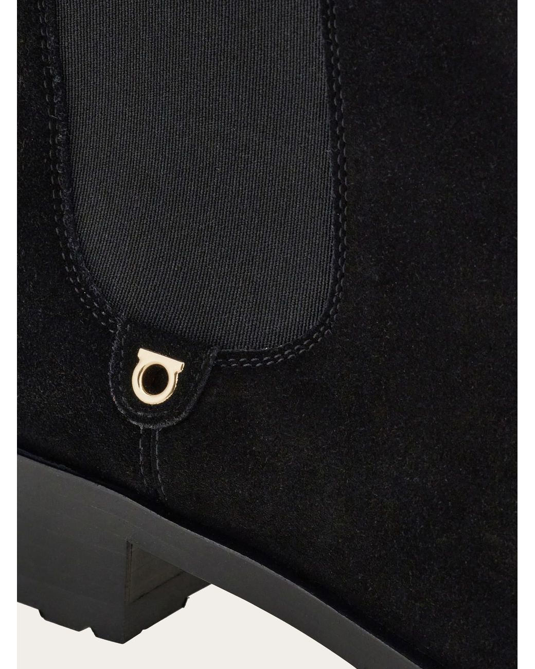 Ferragamo Black Chelsea Boot