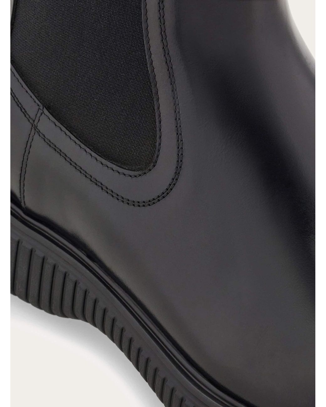 Ferragamo Black Chelsea Boot for men