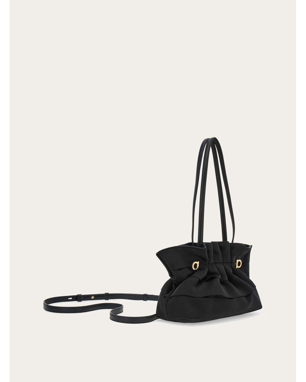 Ferragamo White Soft-Bag (S)