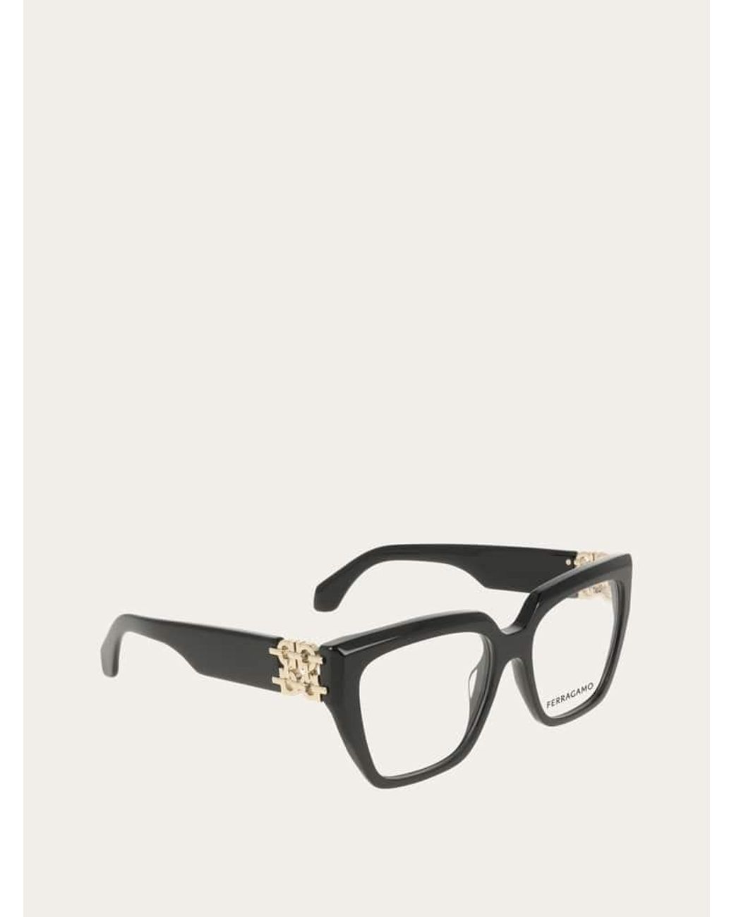 Ferragamo Black Optical Glasses