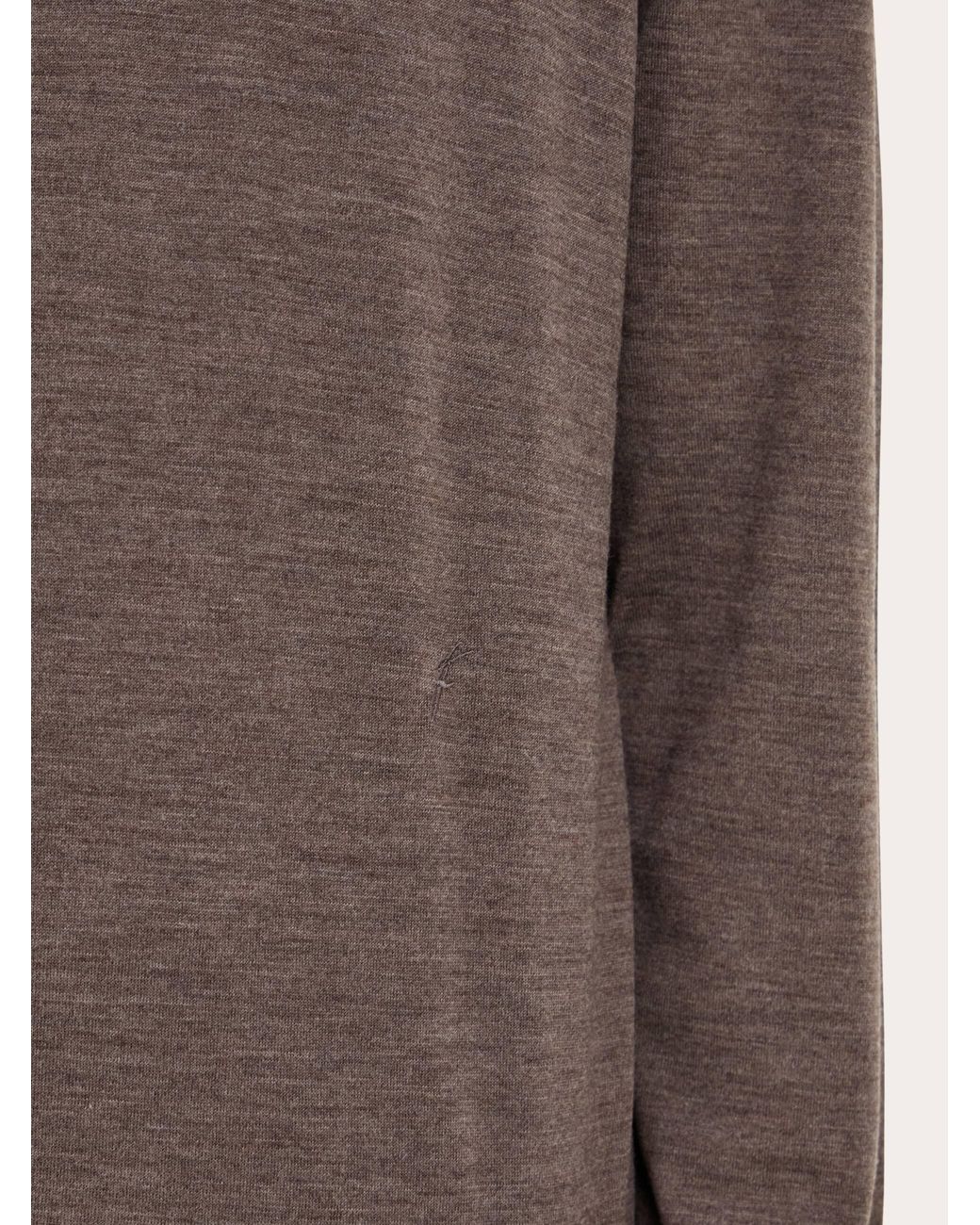 Ferragamo Brown High Neck Pullover for men