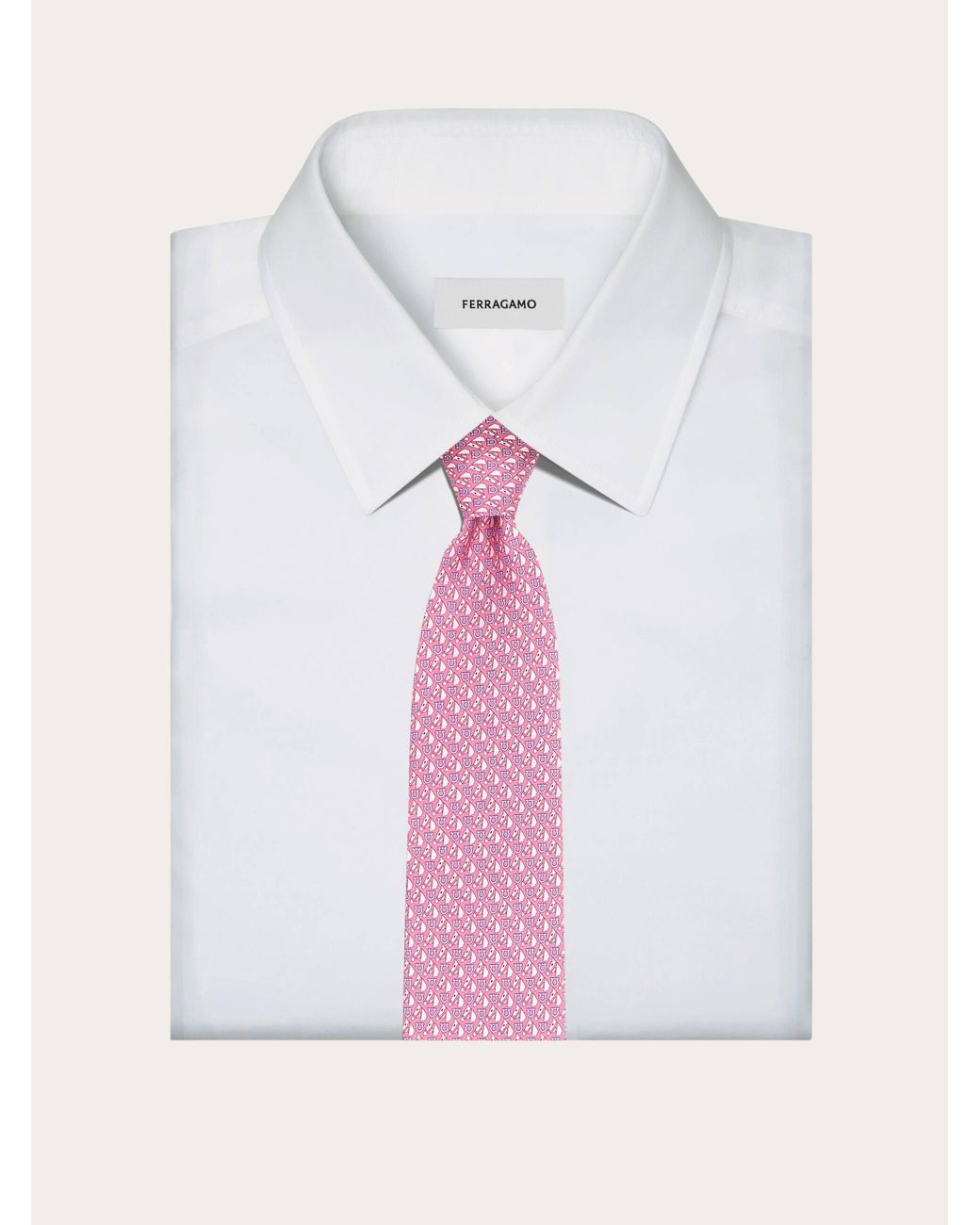 Uomo Cravatta di Ferragamo in Pink da Uomo
