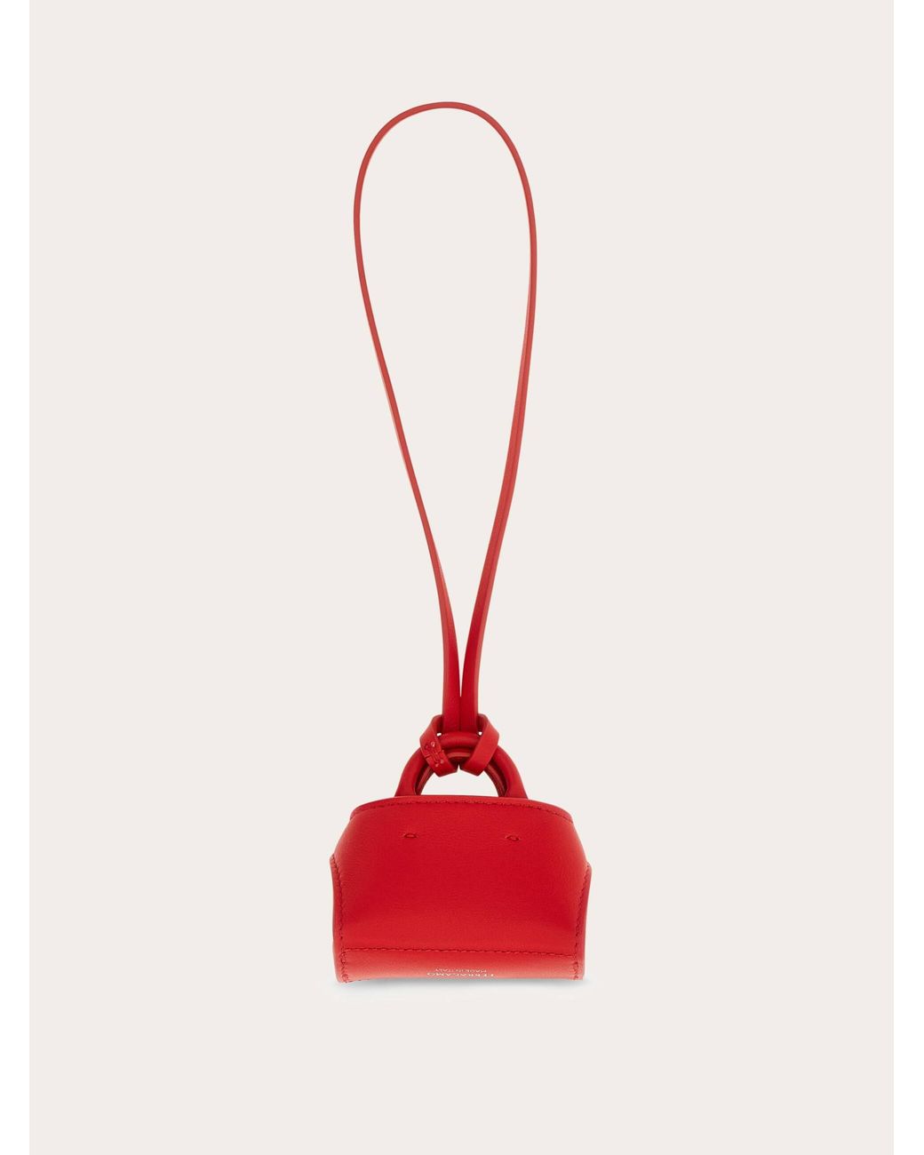 Ferragamo Red Hug Mini Charm