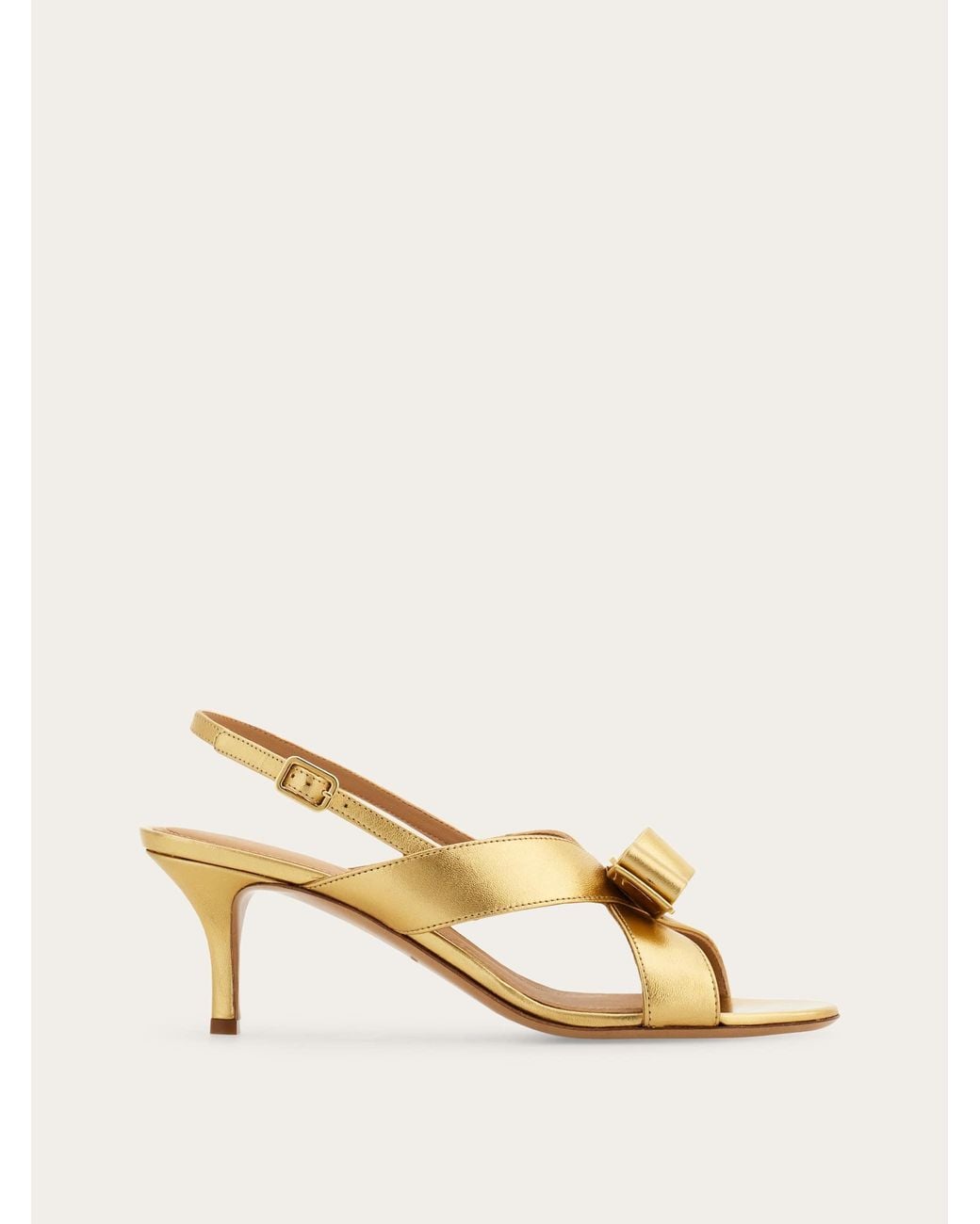 Ferragamo Natural Vara Bow Sandal .5