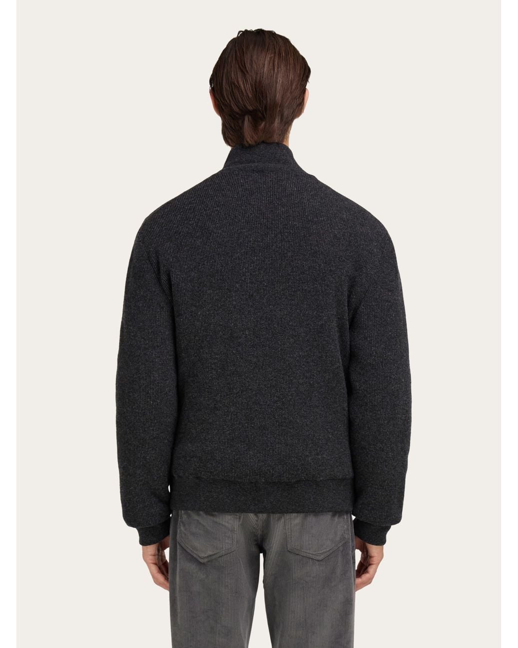 Ferragamo Black Reversible Blouson for men