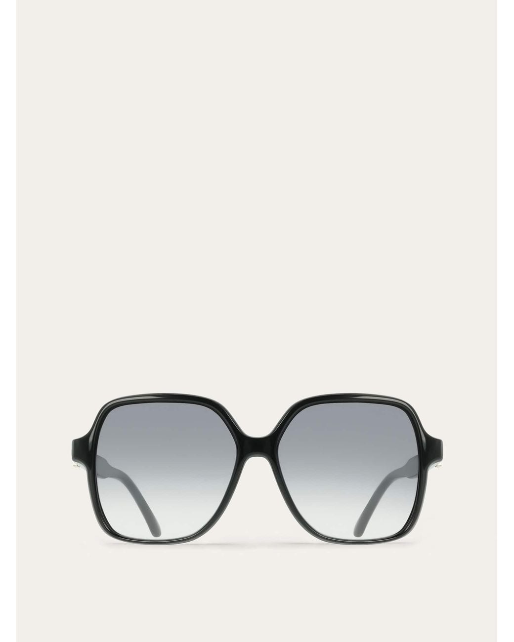 Ferragamo Black Square Frame Sunglasses