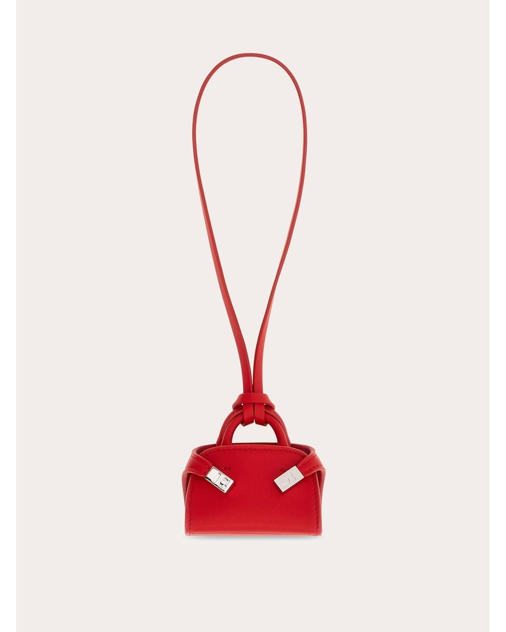 Ferragamo Red Hug Mini Charm
