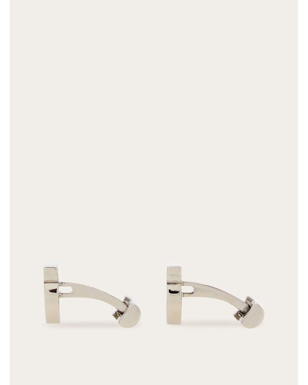 Ferragamo Natural Gancini Cufflinks for men
