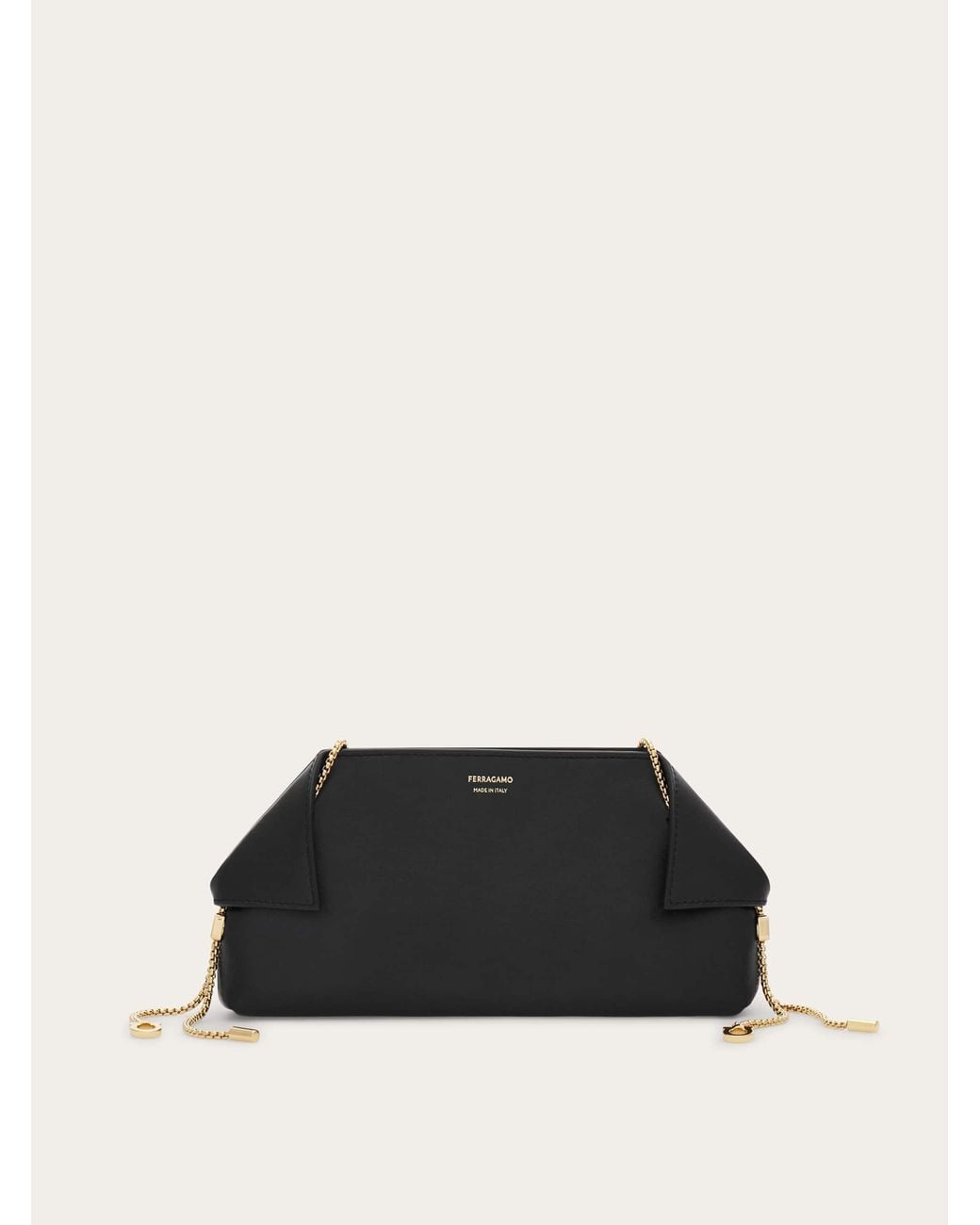 Ferragamo Black Chain Mini Bag