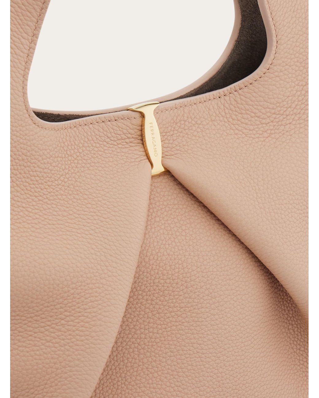 Ferragamo Natural Bow Tote Bag (S)