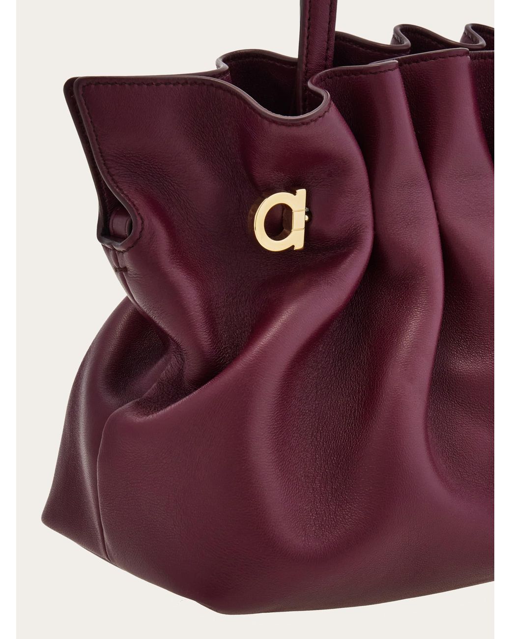 Ferragamo Purple Soft-Bag (S)
