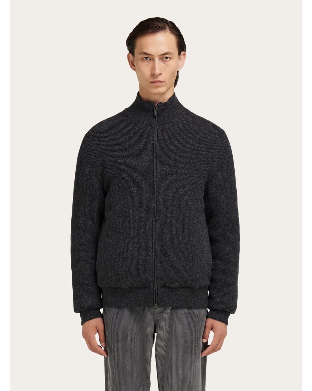 Ferragamo Black Reversible Blouson for men