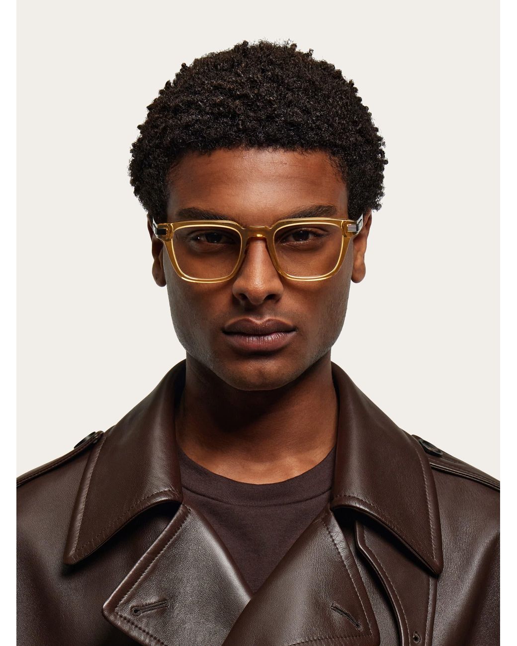 Ferragamo Natural Optical Glasses for men