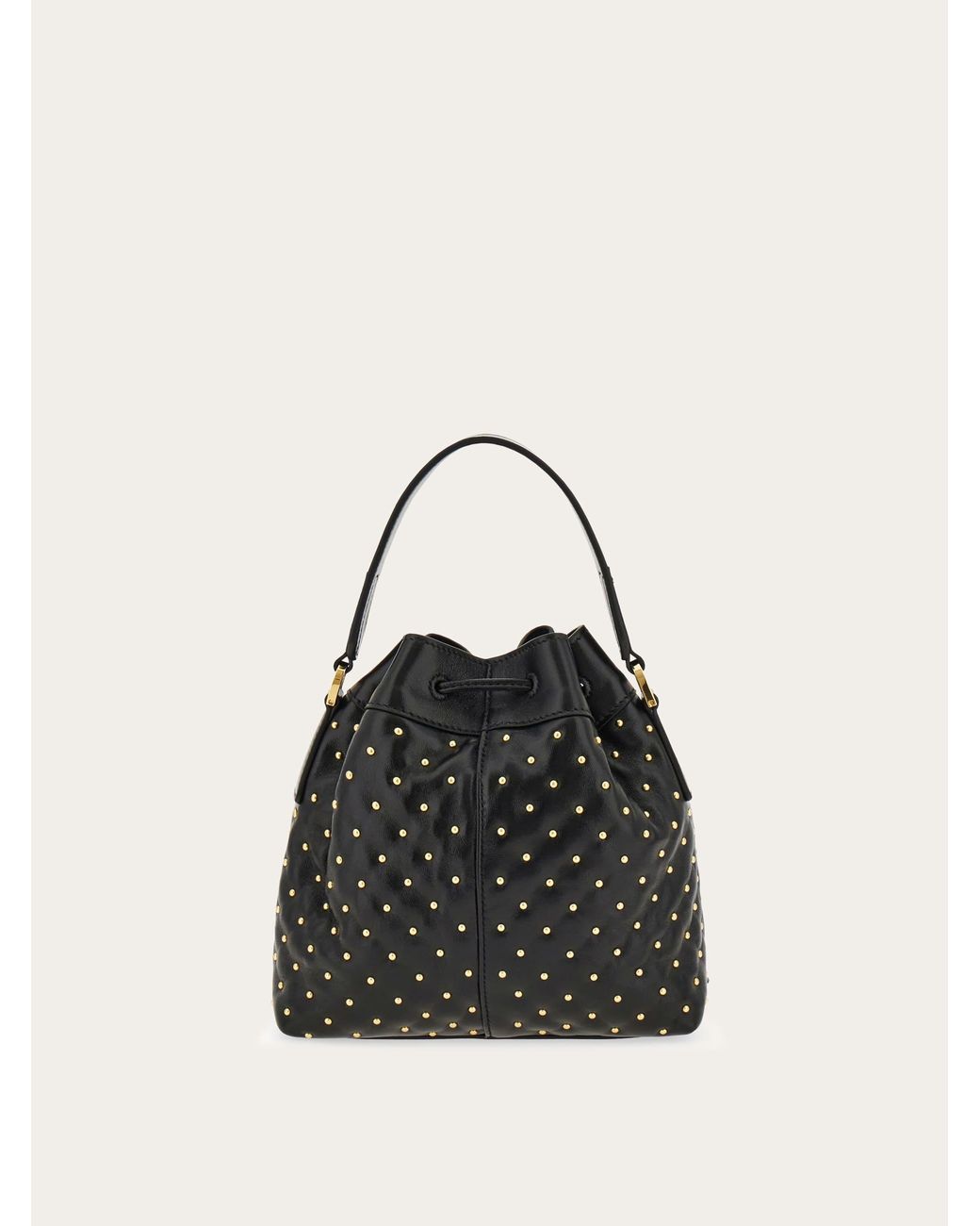 Ferragamo Black Multipocket Bucket Bag