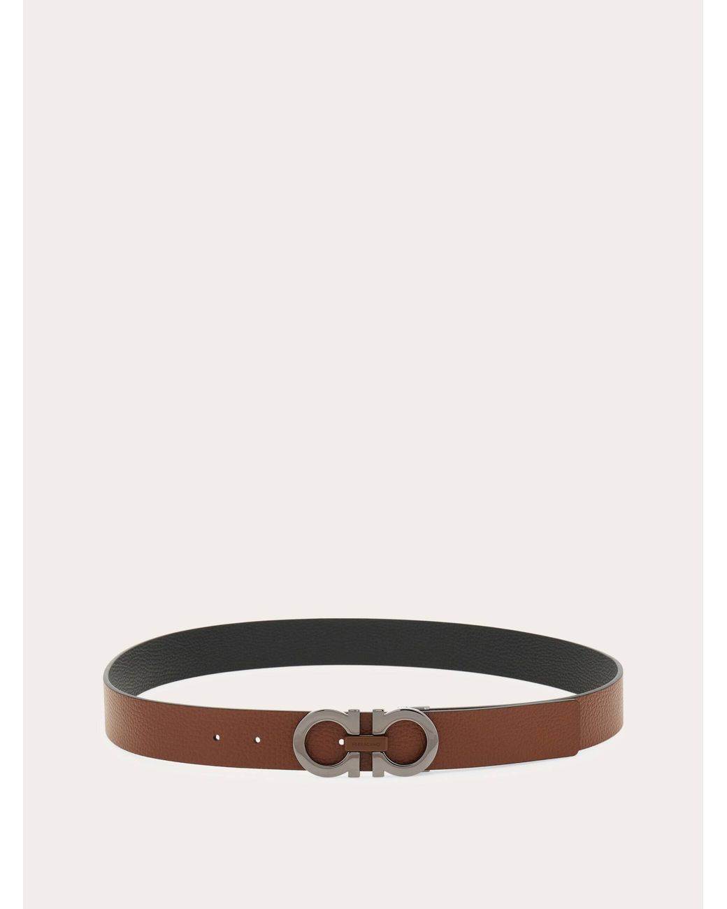 Ferragamo Multicolor Gancini Reversible And Adjustable Belt for men