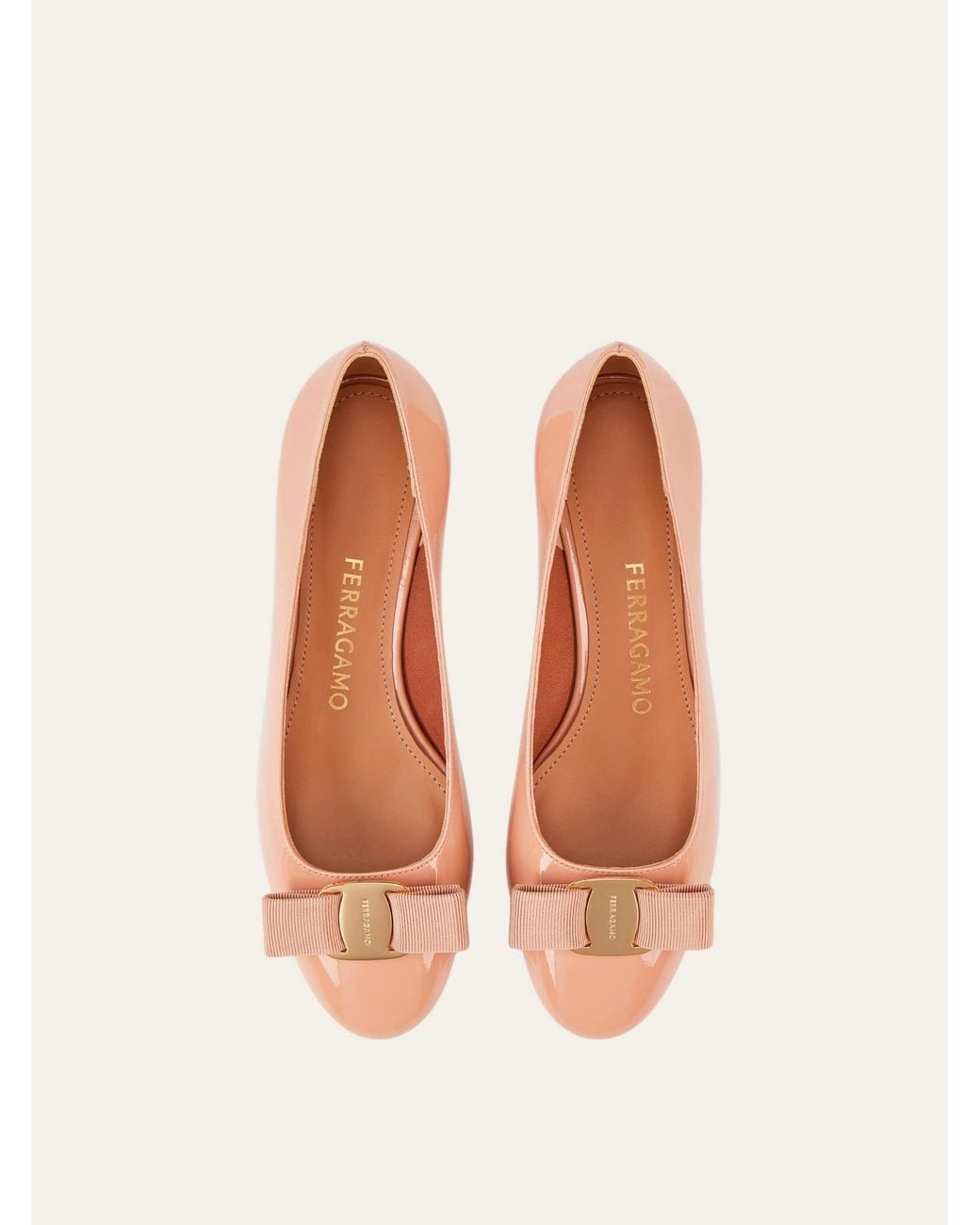 Ferragamo Pink Vara Pump .5