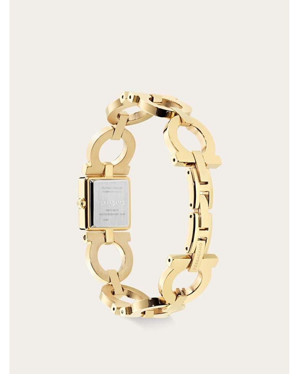 Ferragamo Natural Double Gancini Watch