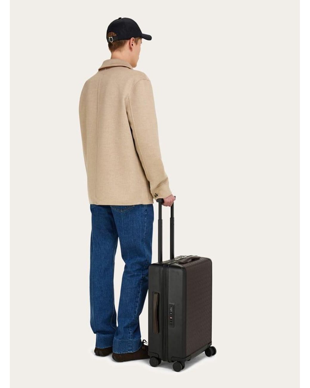 Uomo Trolley Monogram di Ferragamo in Black da Uomo
