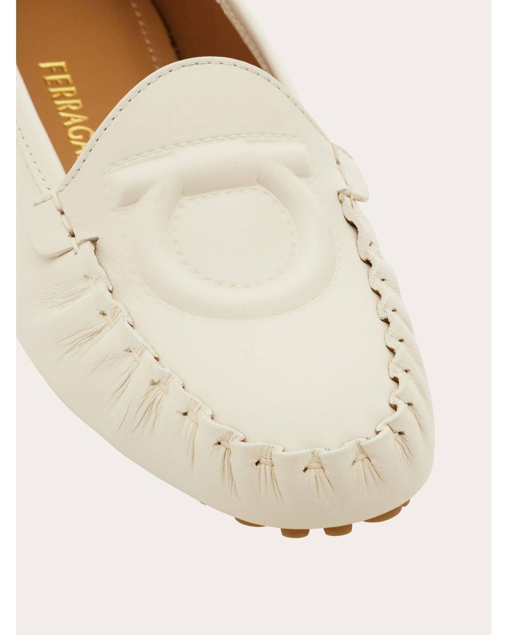 Ferragamo Natural Gancini Detail Driver .5