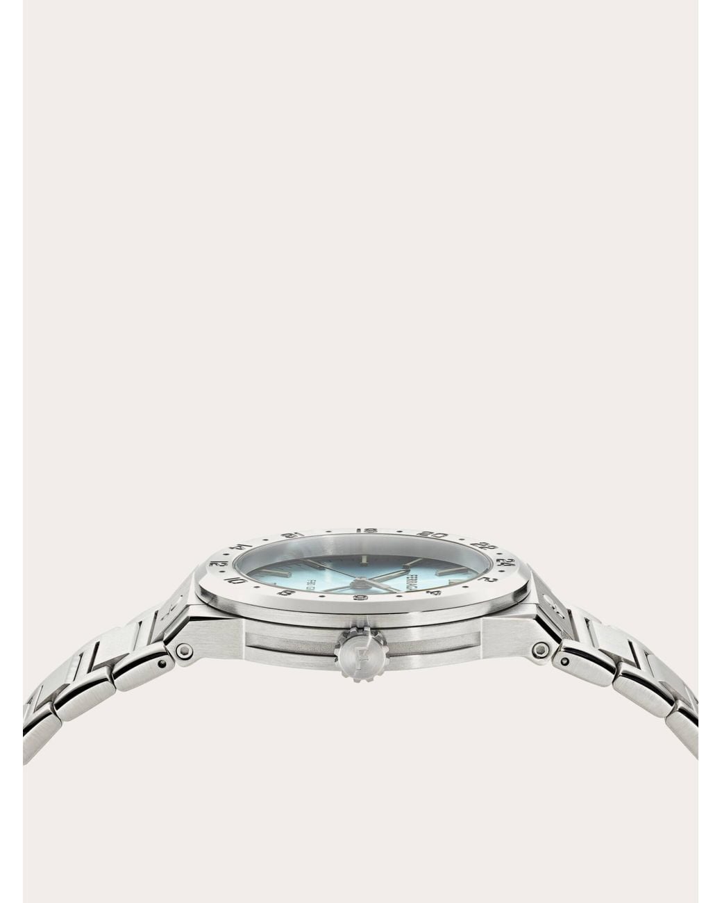 Ferragamo Blue F-80 Classic Gmt Watch for men