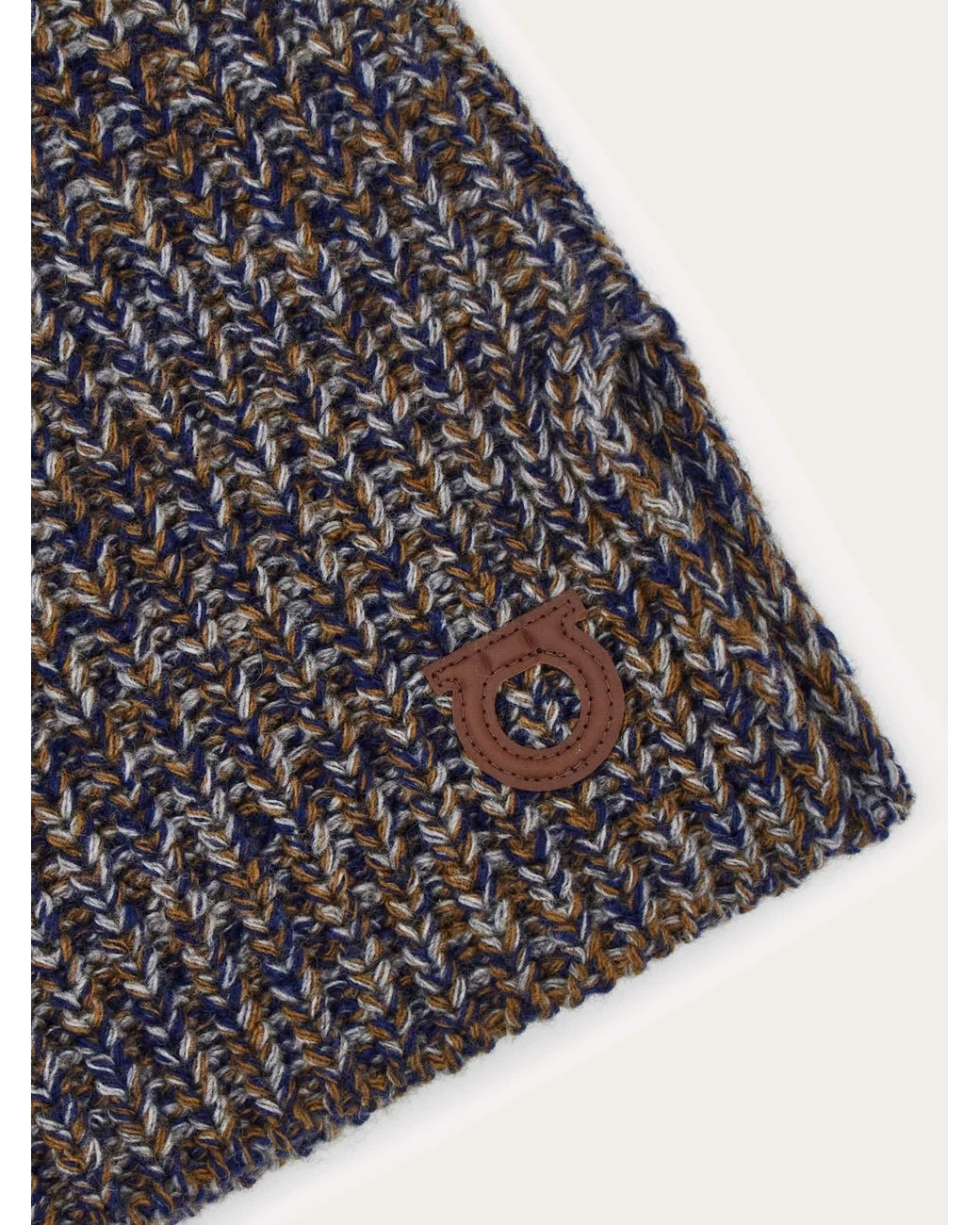 Ferragamo Black Cowl Scarf for men