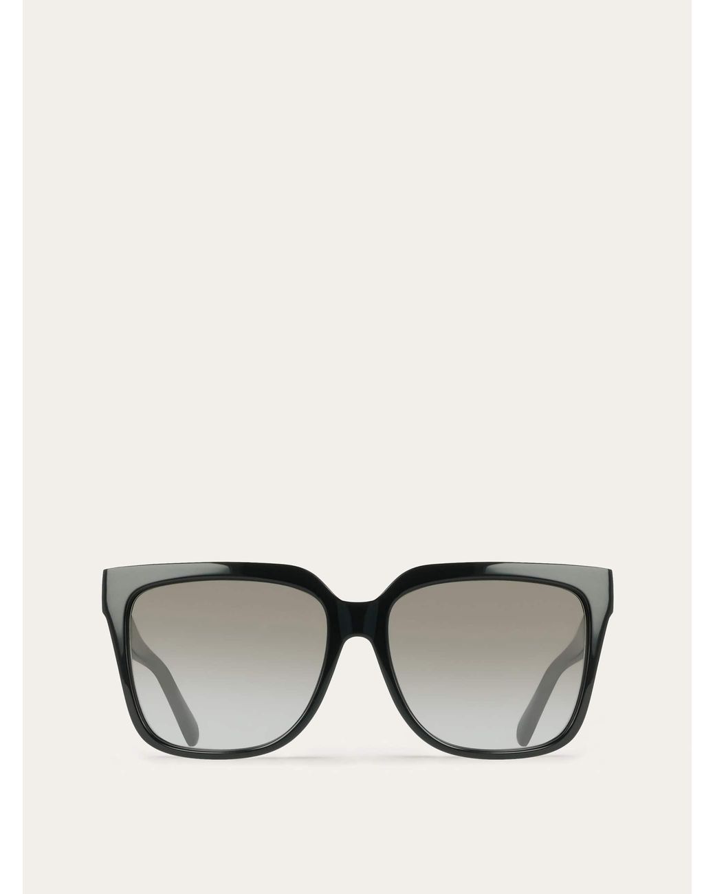 Ferragamo Gray Square Frame Sunglasses