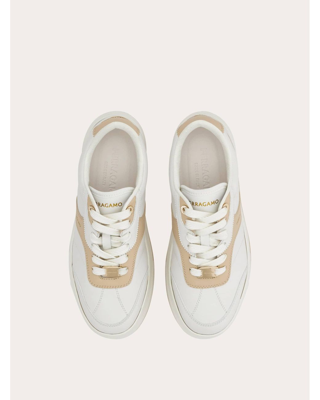 Ferragamo White Sneakers