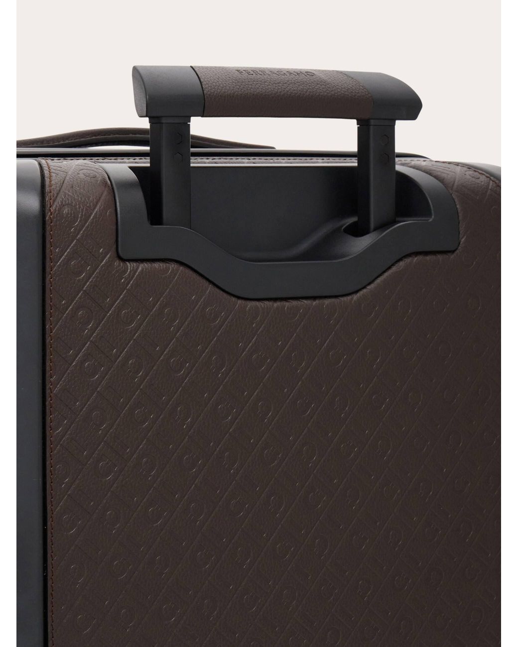 Uomo Trolley Monogram di Ferragamo in Black da Uomo