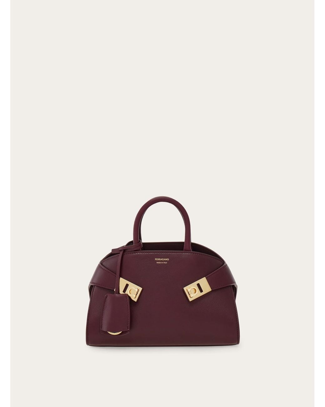 Ferragamo Purple Hug Handbag (Xs)