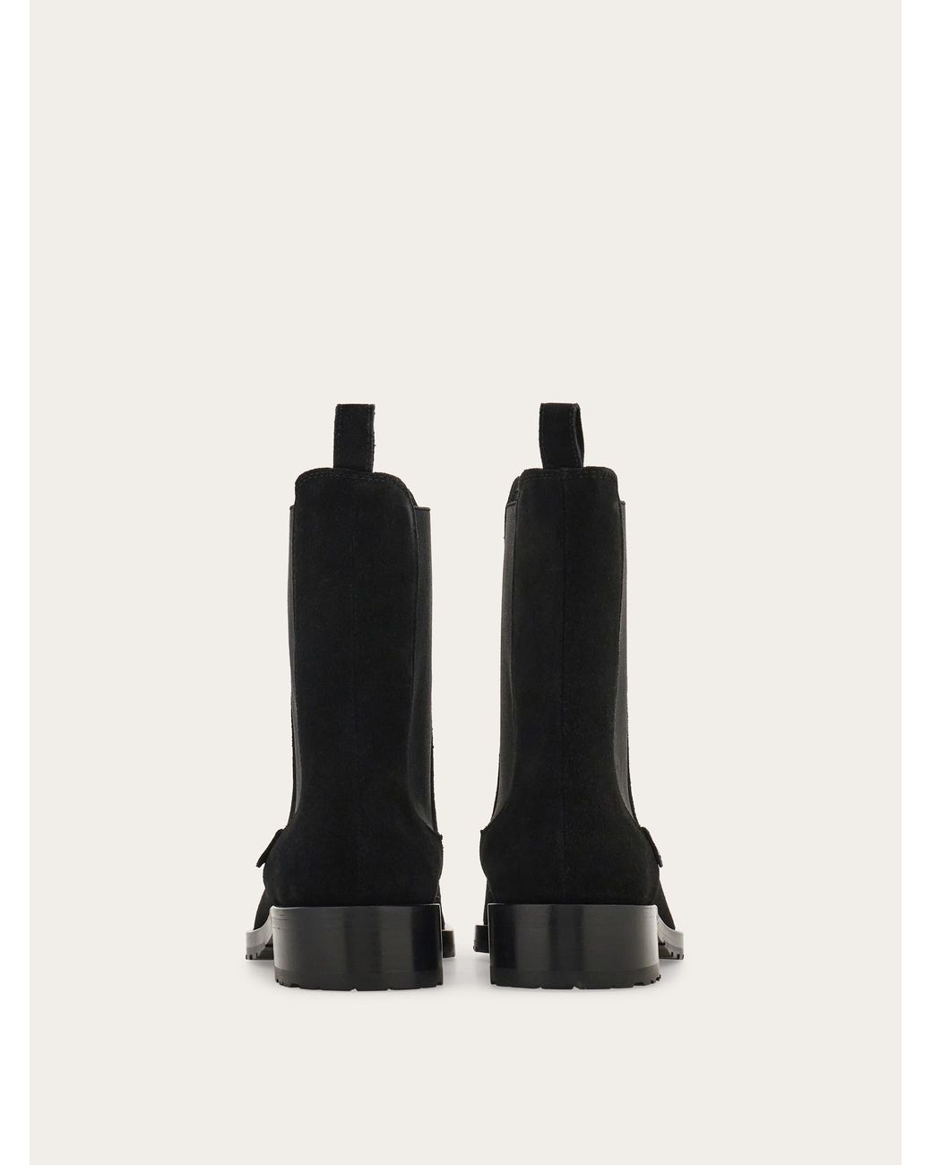 Ferragamo Black Chelsea Boot