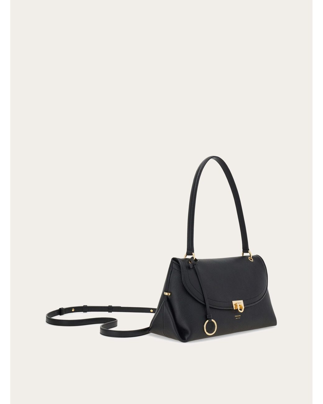 Ferragamo White Sofia 2026 Shoulder Bag (M)