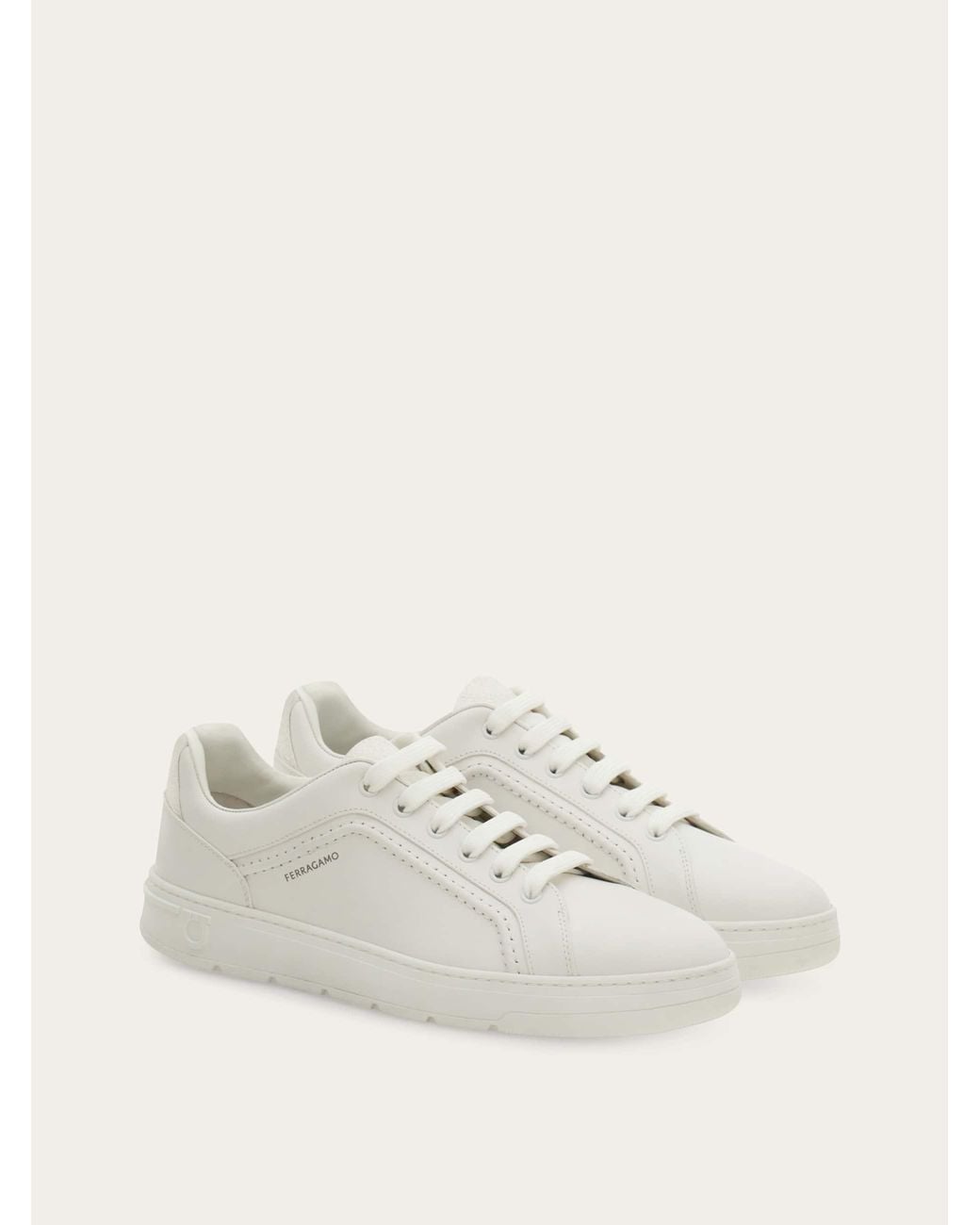 Ferragamo Natural Low Top Sneaker for men