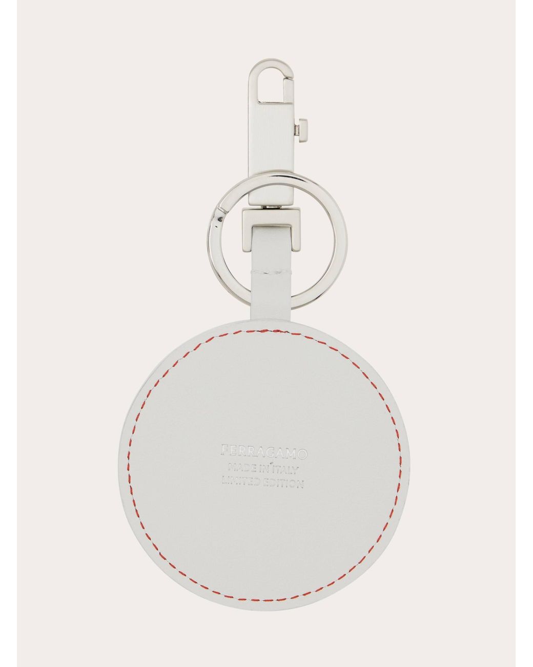 Ferragamo Red Keychain for men